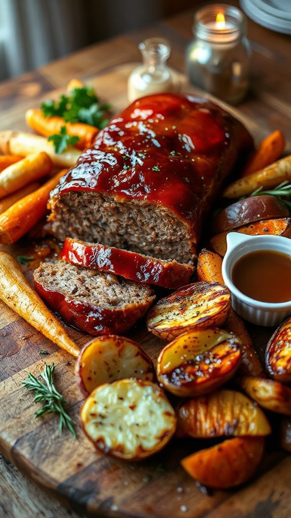 bourbon infused spicy meatloaf