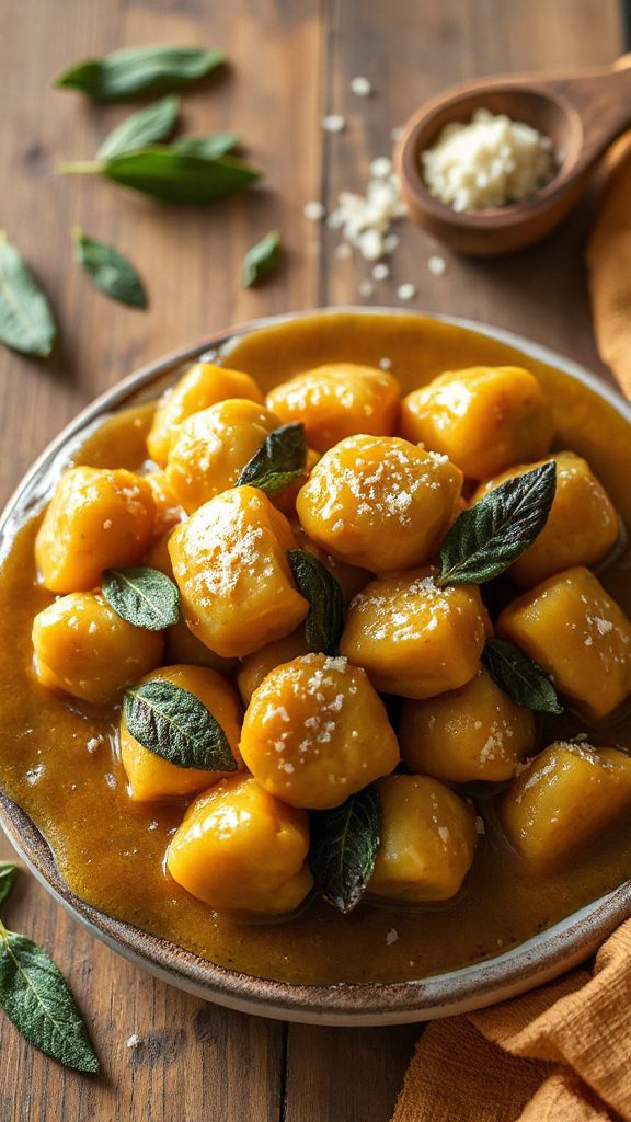 brown butter pumpkin gnocchi