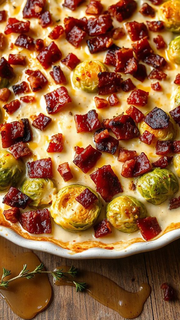 brussels sprouts baked gratin