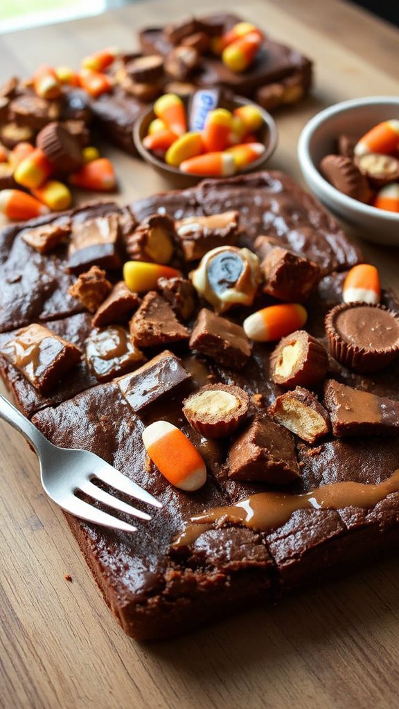 candy chocolate treat brownies