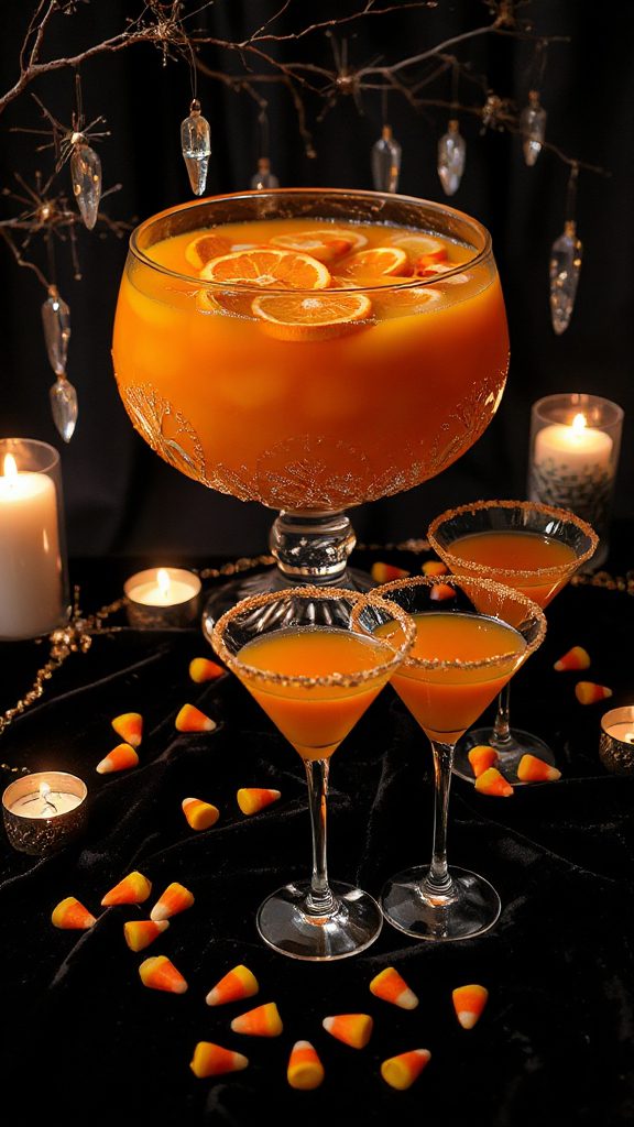 candy corn martini punch