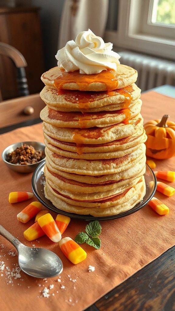 candy corn pancake recipe
