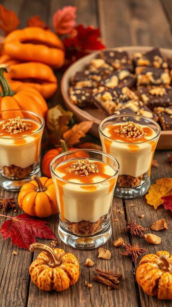 caramel apple cheesecake cups