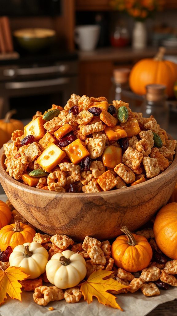 caramel apple chex mix