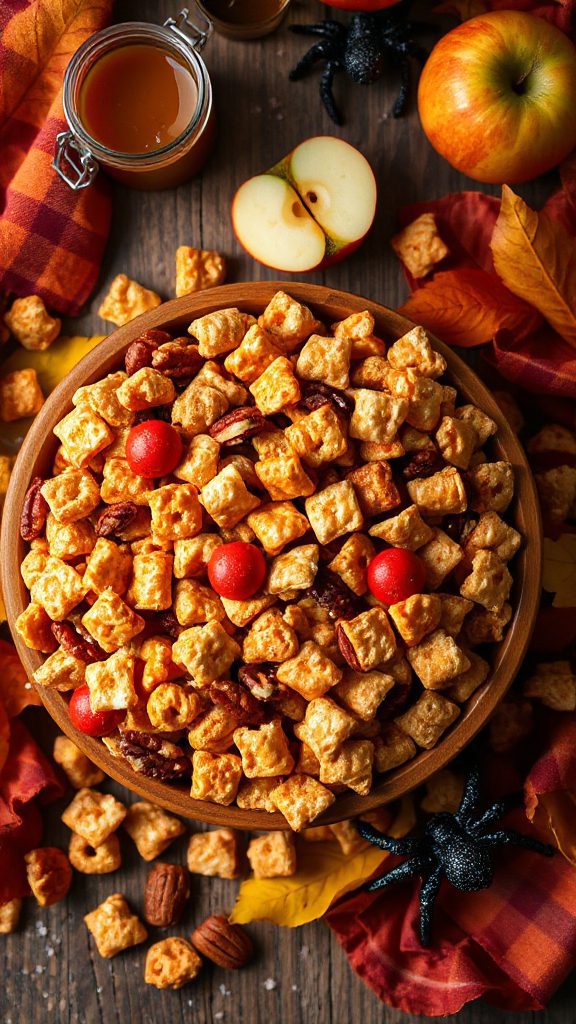 caramel apple chex mix