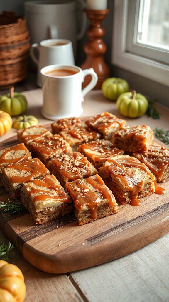 caramel apple dessert bars