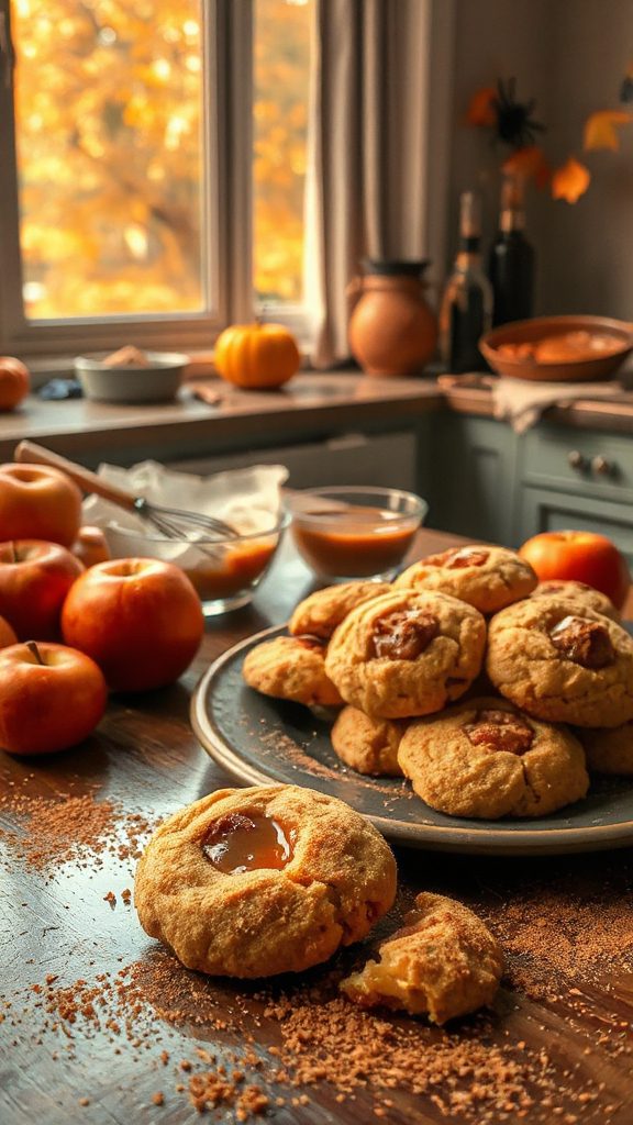 caramel apple flavored cookies