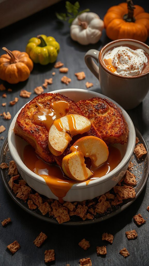 caramel apple french toast