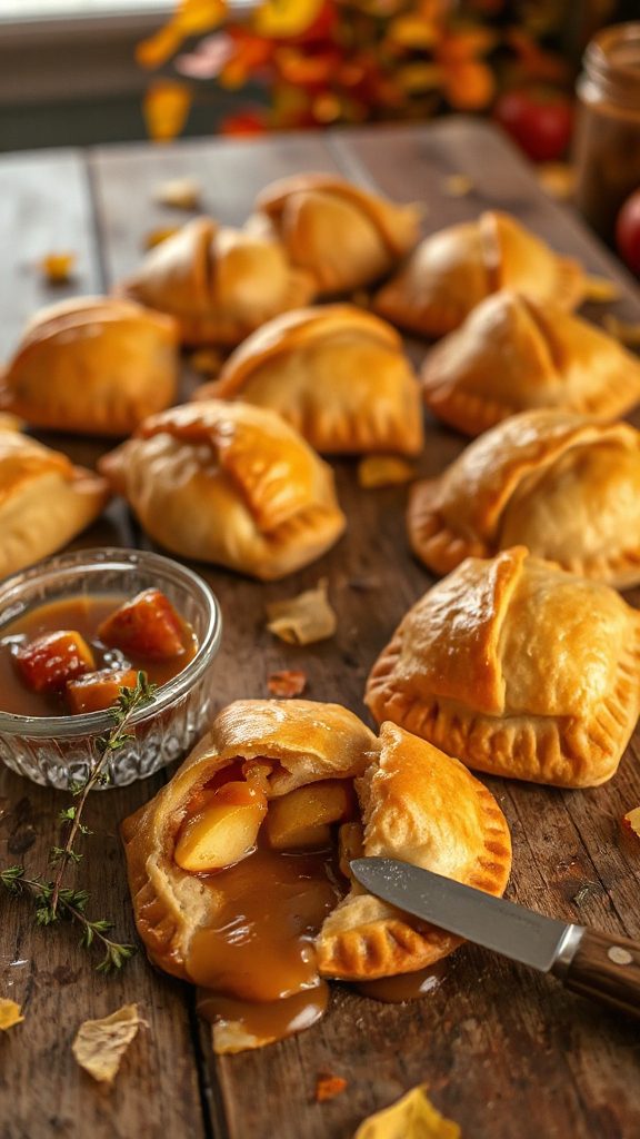 caramel apple hand pies