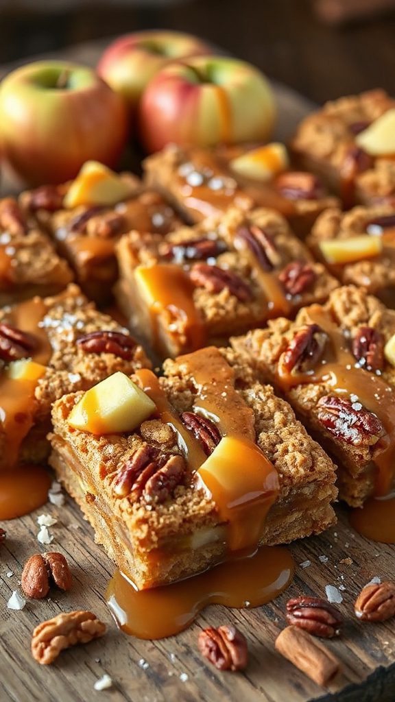caramel apple pie bars