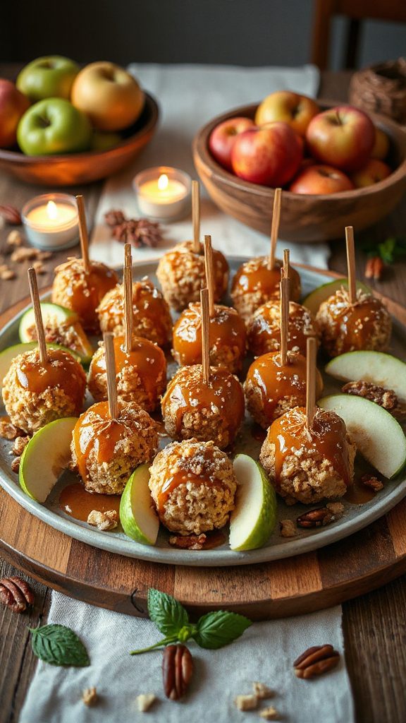 caramel apple rice krispie treats
