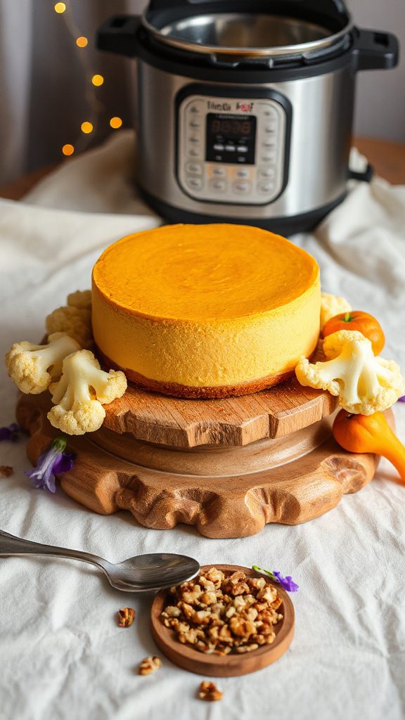 cauliflower pumpkin cheesecake recipe