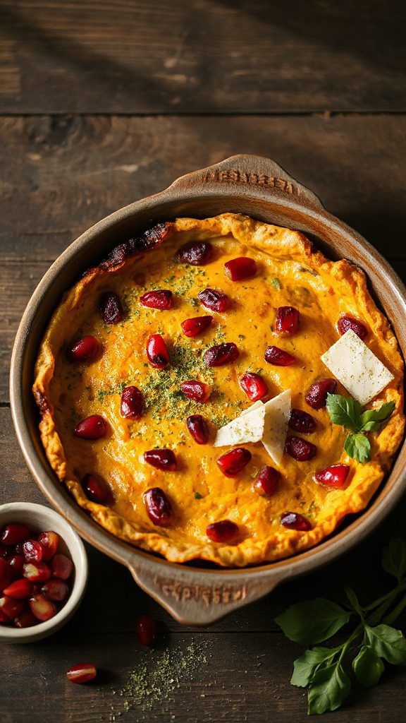 cheesy pumpkin frittata recipe