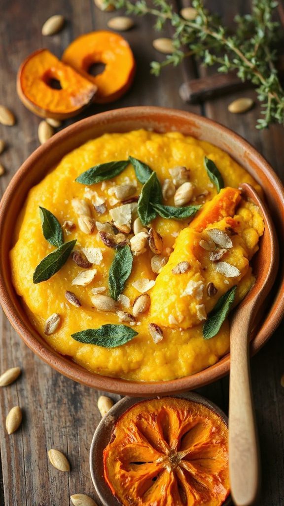 cheesy pumpkin polenta recipe