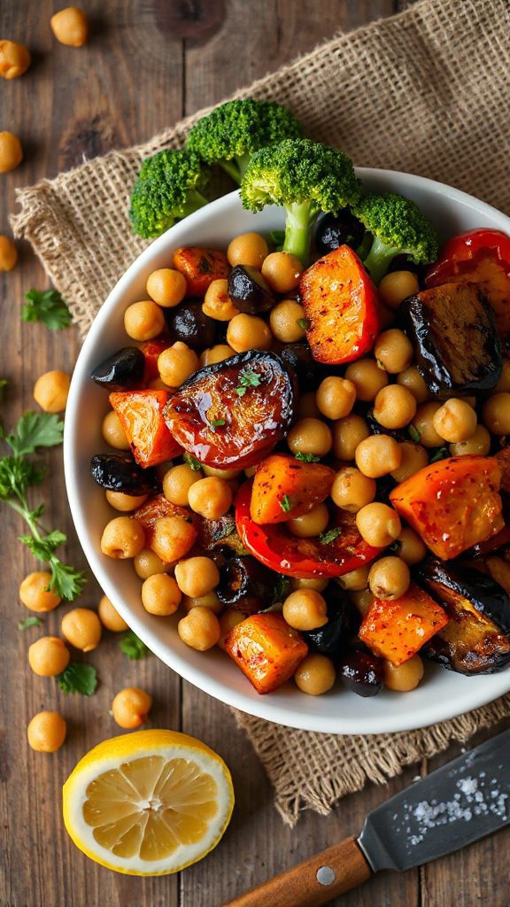 chickpea vegetable side dish