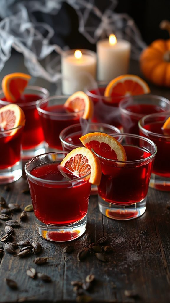 chilling halloween jello shots