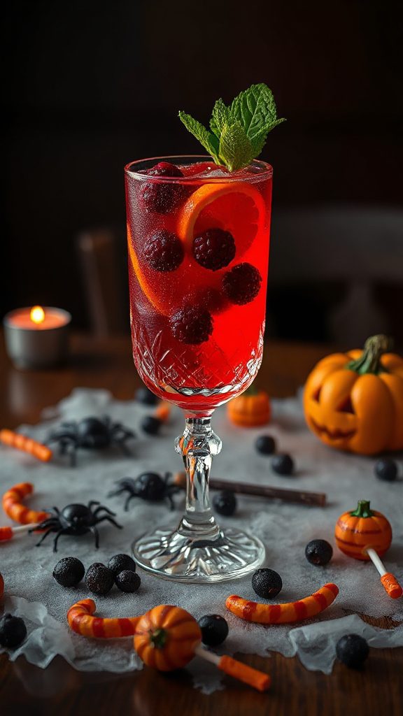 chilling halloween mocktail recipe