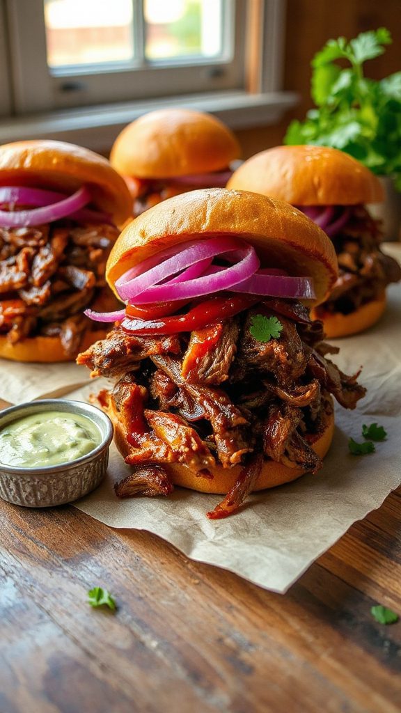 chipotle pulled pork sliders