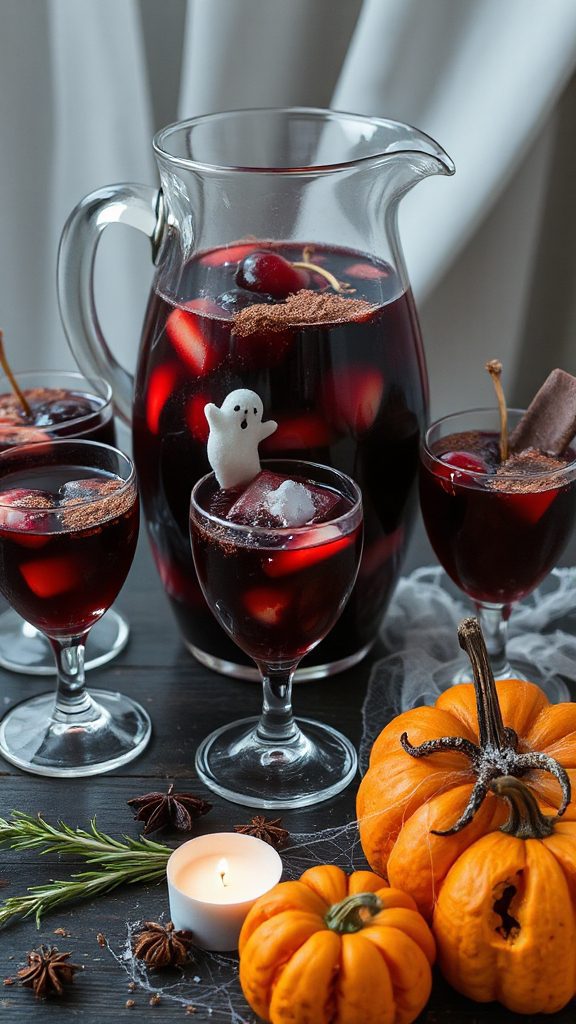 chocolate cherry autumn sangria