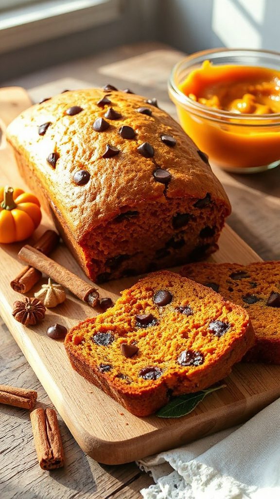 chocolate chip pumpkin bread