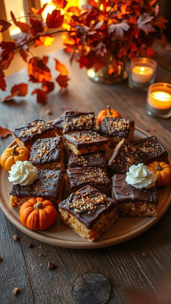 chocolate covered pumpkin treats