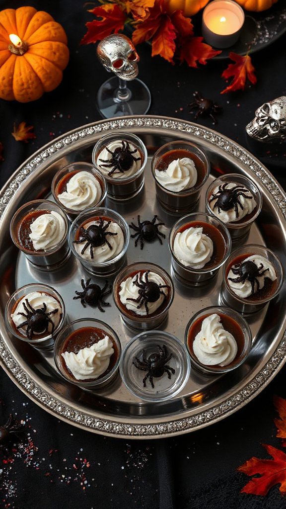chocolate halloween jello shots