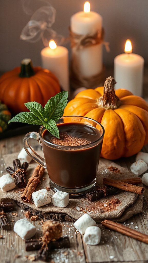 chocolate mint tea delight