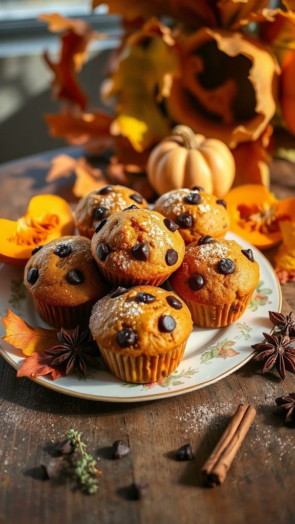 chocolate pumpkin muffins recipe