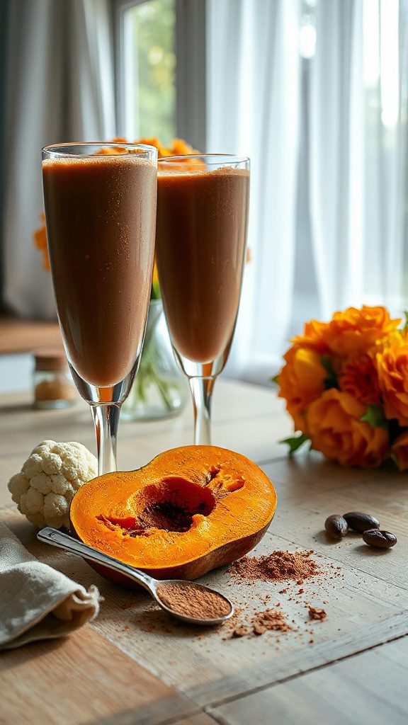 chocolate pumpkin protein shake