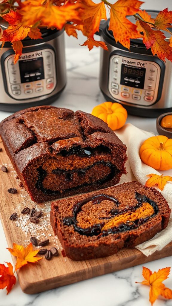 chocolaty pumpkin bread delight