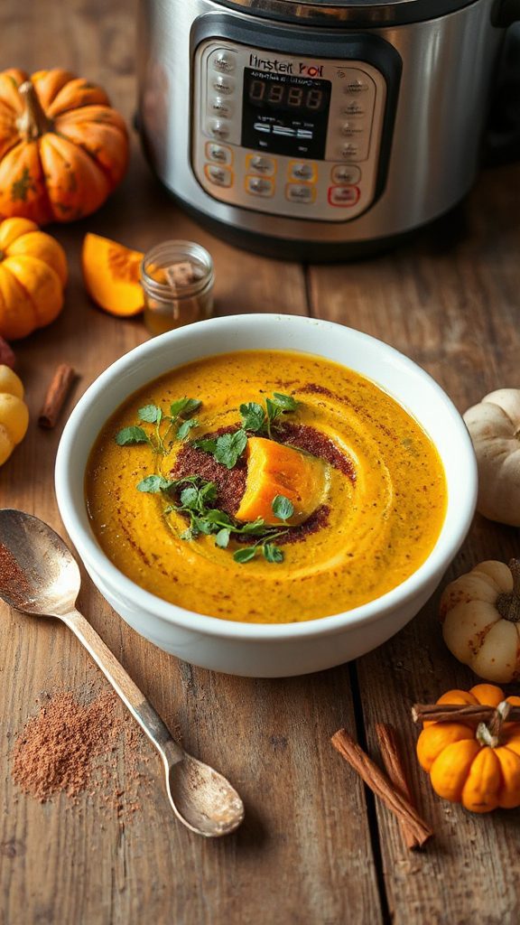 chowder with pumpkin cocoa