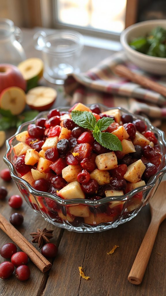 chunky apple cranberry sauce