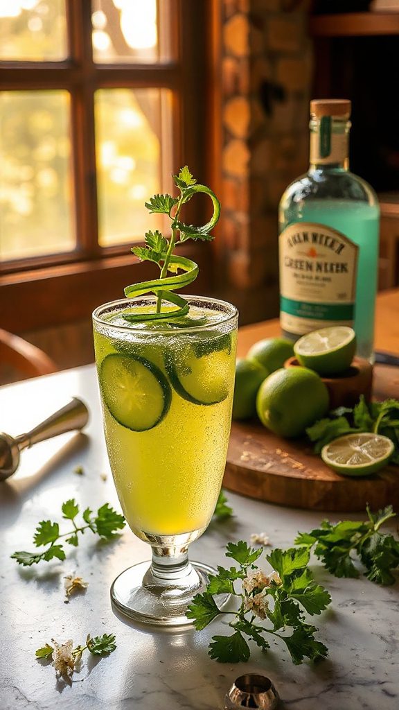 cilantro cucumber cocktail recipe
