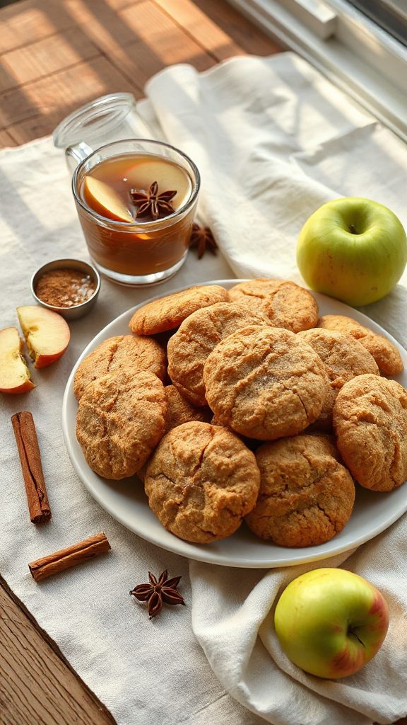 cinnamon apple cider cookies