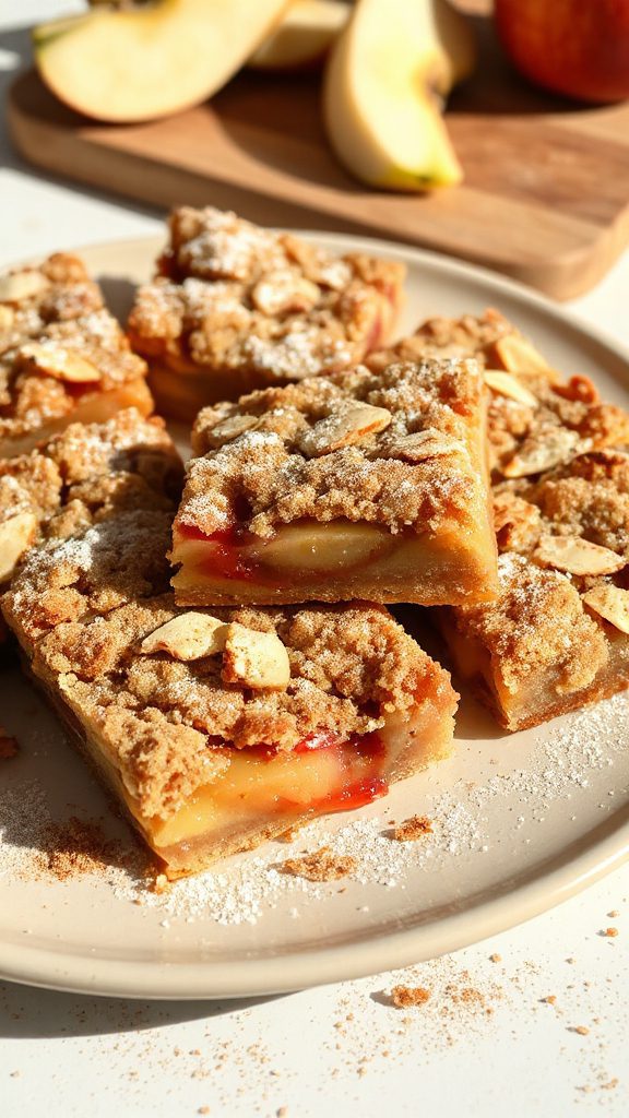 cinnamon apple pear crumble