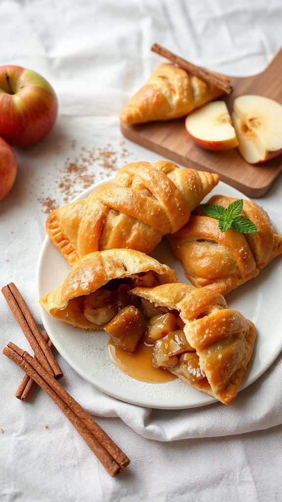 cinnamon apple puff pastries