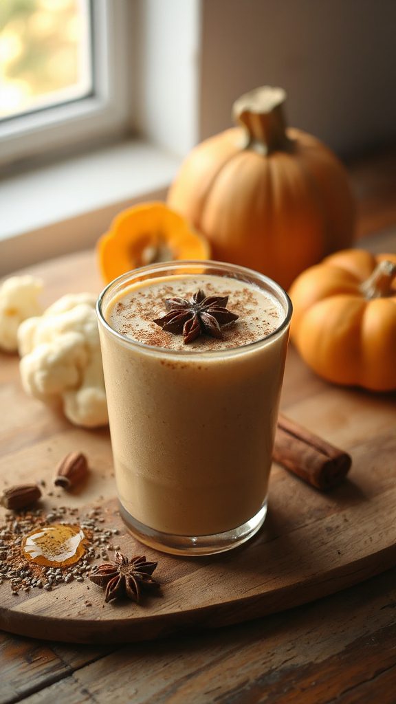 cinnamon pumpkin cauliflower shake
