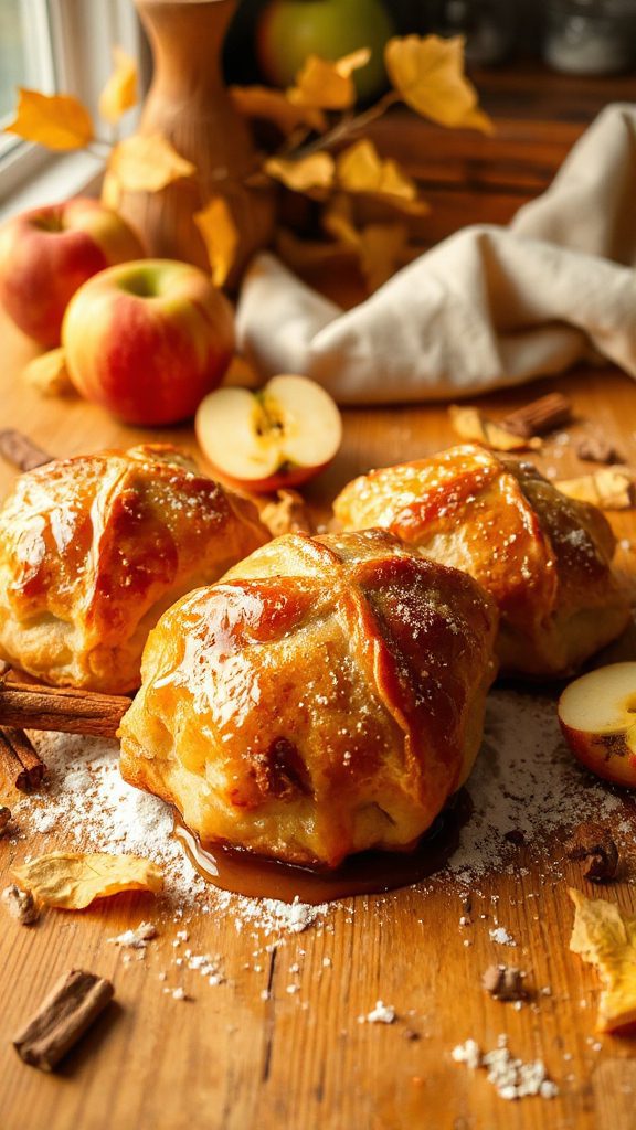 cinnamon roll apple pastries