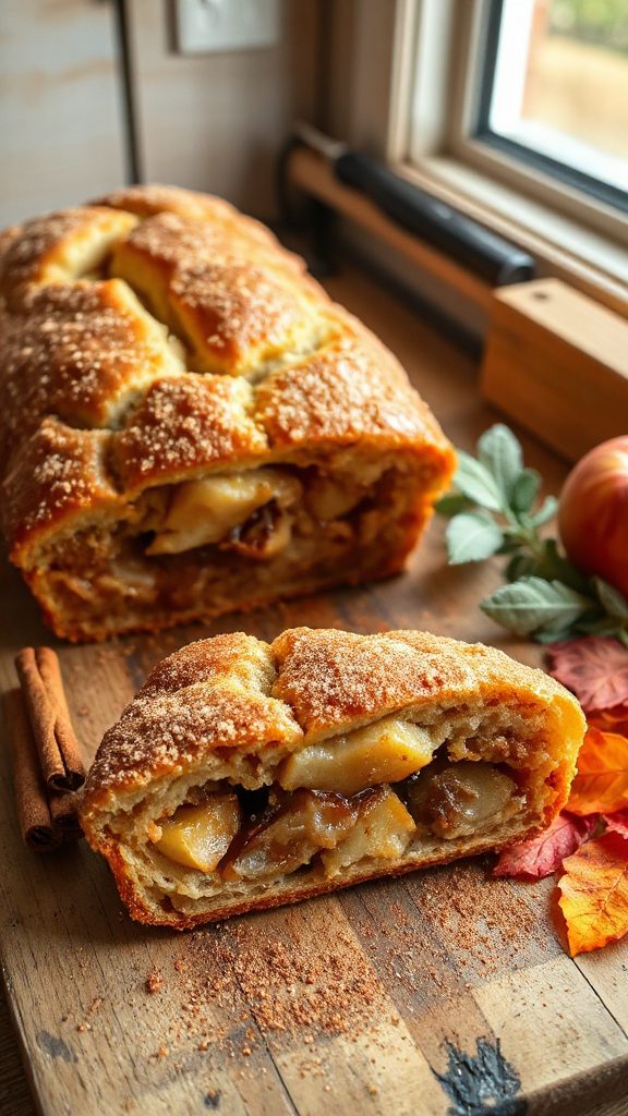 cinnamon sugar apple bread