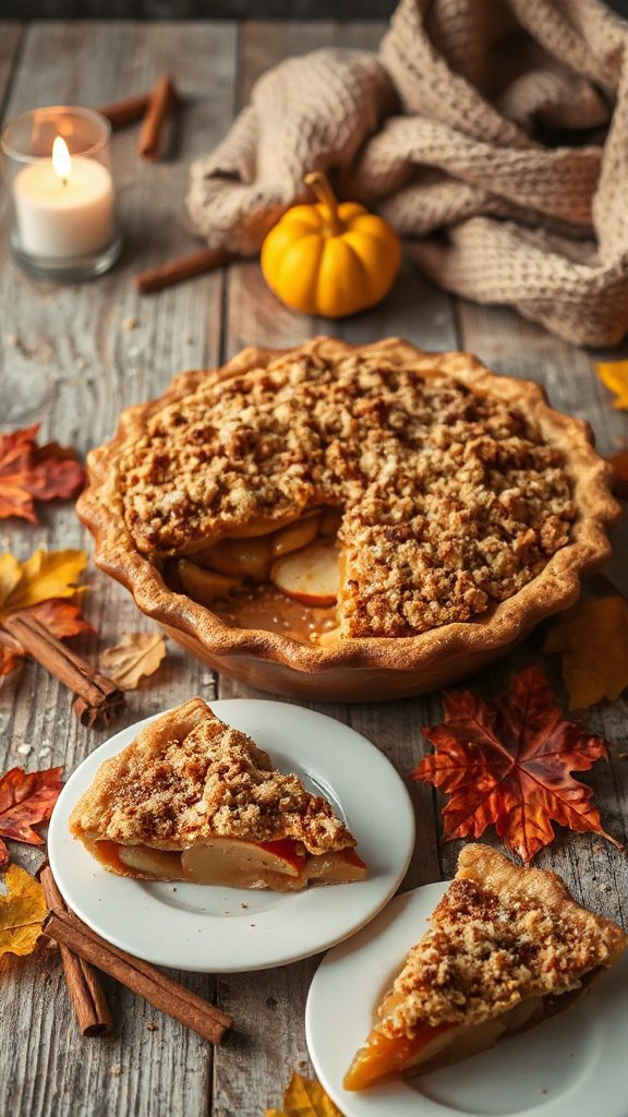 cinnamon sugar apple pie