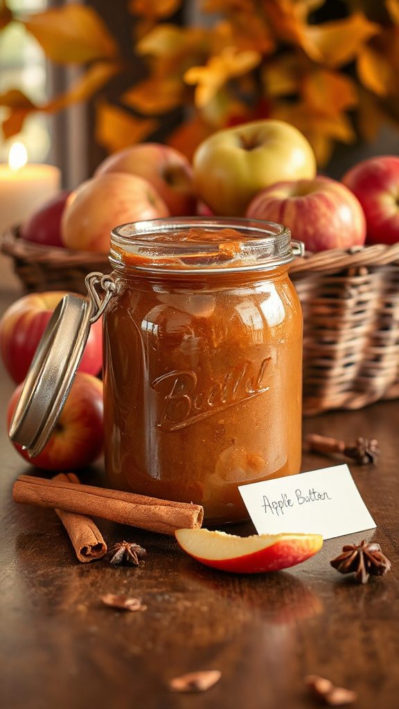 classic autumn apple spread