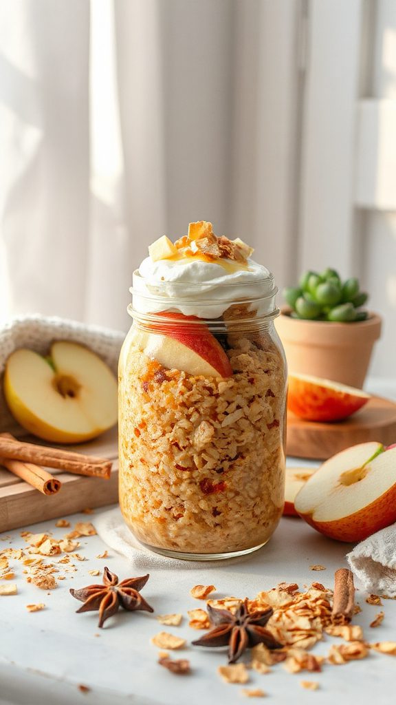 coconut chai apple oats
