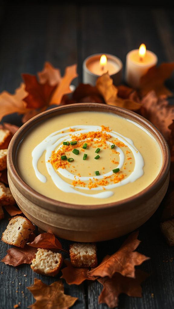 coconut curry cauliflower soup
