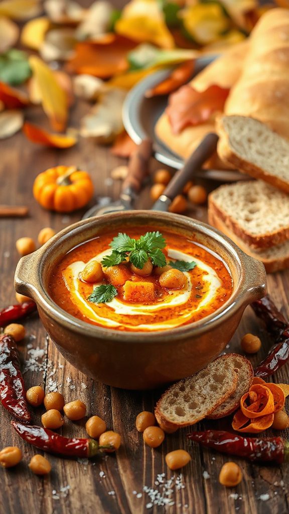 coconut milk harissa pumpkin stew