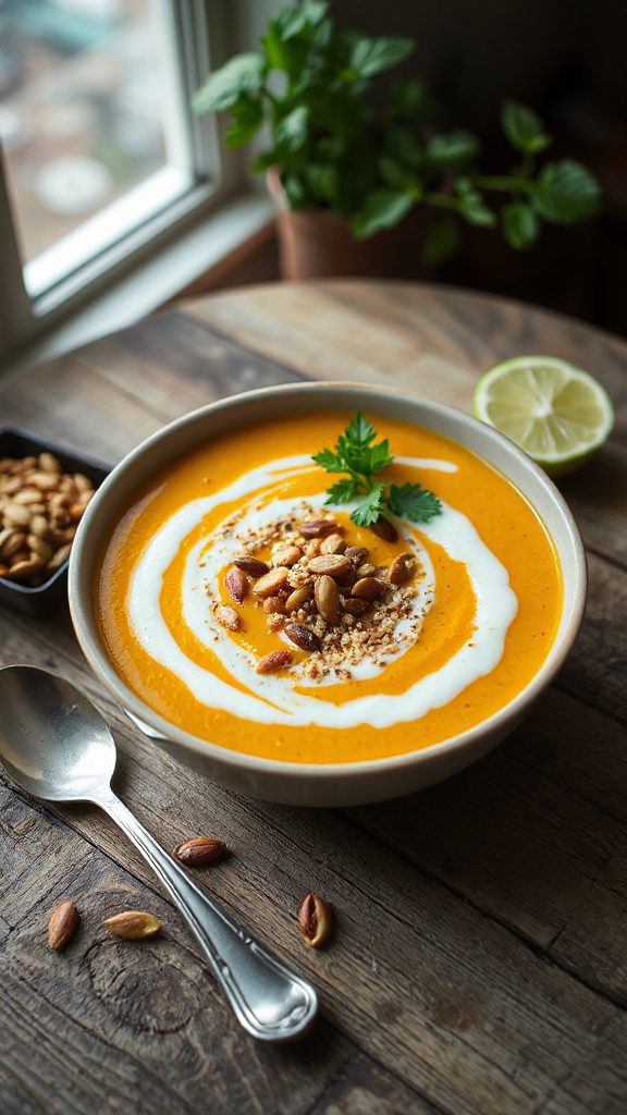 coconut miso pumpkin soup