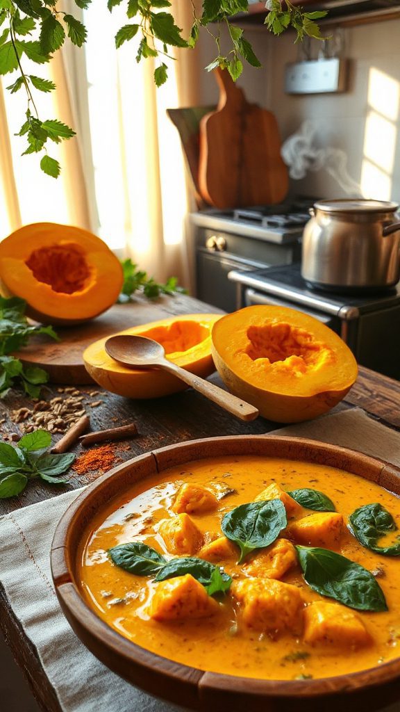 coconut pumpkin curry recipe