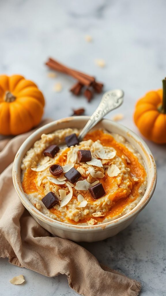 coconut pumpkin pie oats