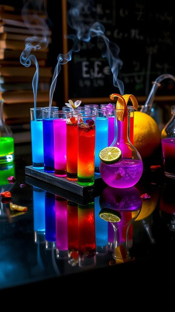 color changing cocktail experience