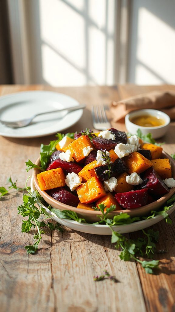 colorful autumn salad delight