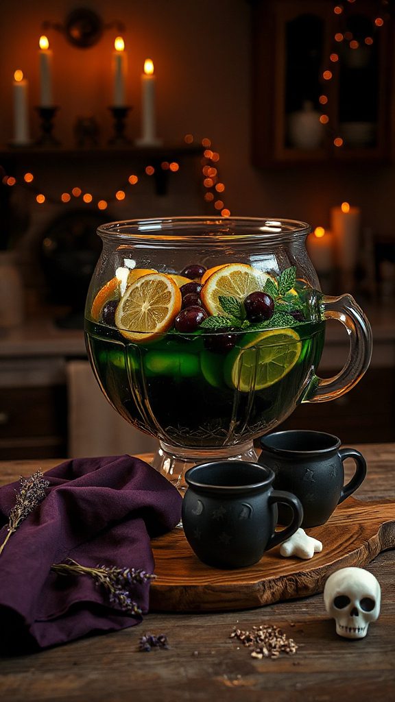 colorful halloween punch recipe